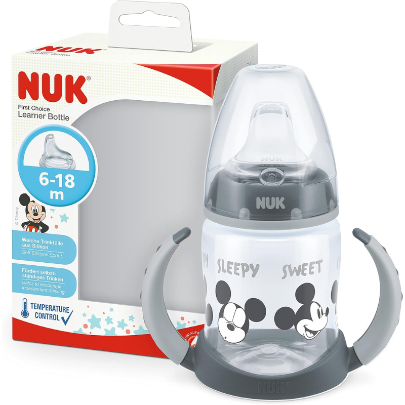 Nuk Disney Mickey First Choice+ Gourde d&#039;apprentissage 6-18 mois  150 ml