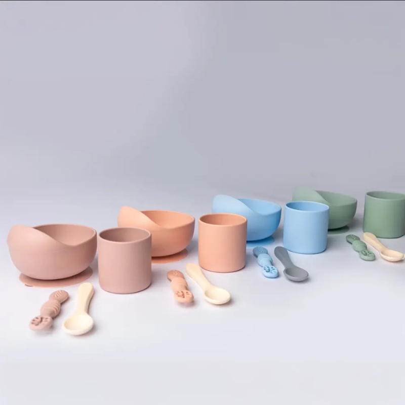 YUMMY Coffret Repas Silicone 4M+