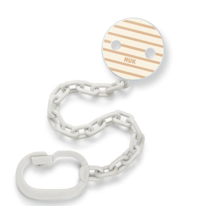 Attache-sucette NUK - Beige