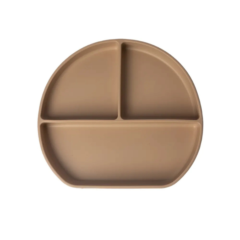 YUMMY Assiette en Silicone Multi-Compartiments avec Ventouse 4M+