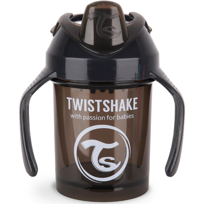 Mini gobelet anti-fuite Twistshake 230 ml - 4M+ - Noir