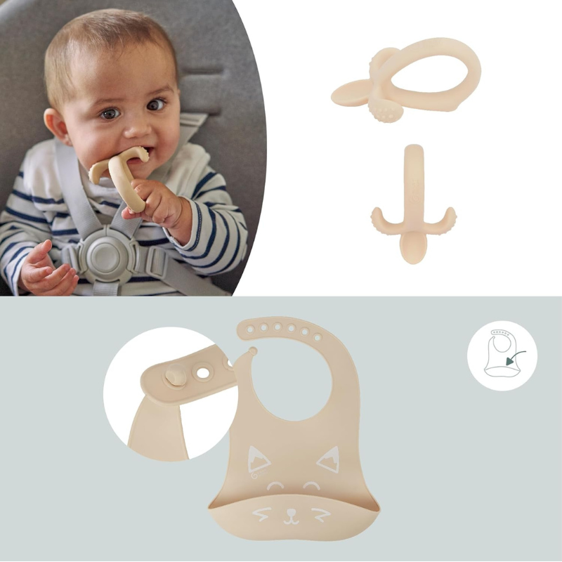 Babymoov Coffret Repas Bébé FIRST&#039;ISY Renard - Beige