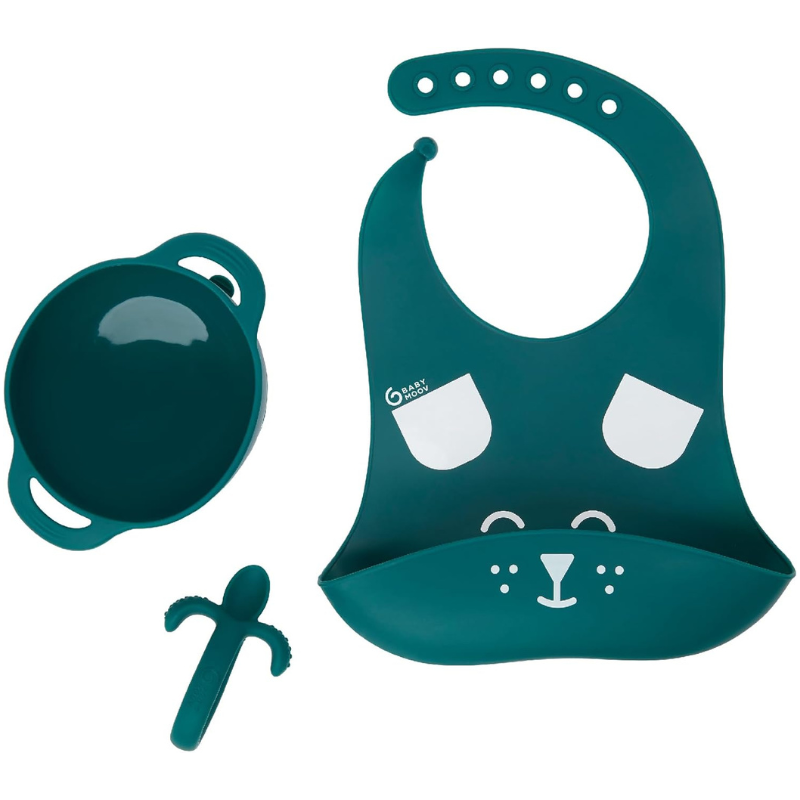 Babymoov Coffret Repas Bébé FIRST&#039;ISY Renard - Bleu