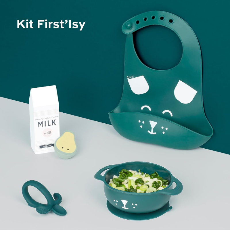 Babymoov Coffret Repas Bébé FIRST&#039;ISY Renard - Bleu