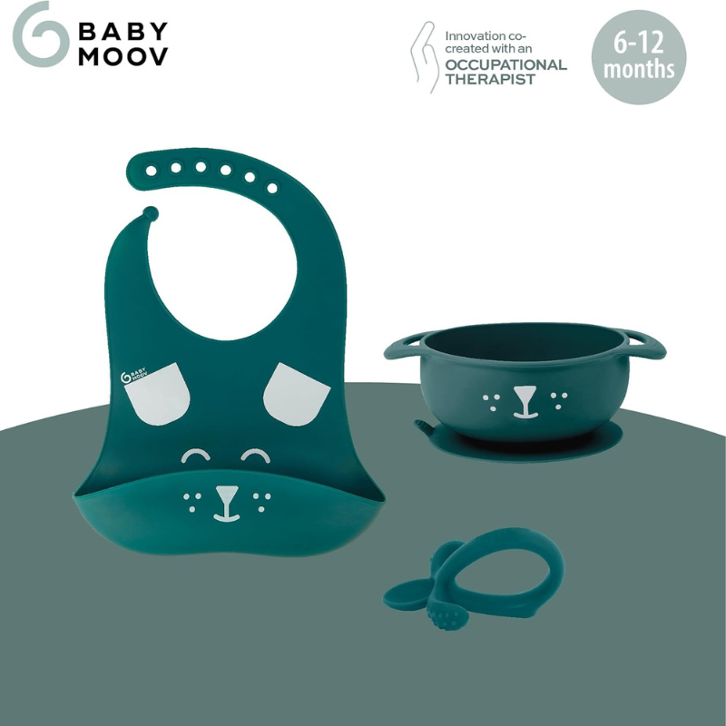 Babymoov Coffret Repas Bébé FIRST&#039;ISY Renard - Bleu