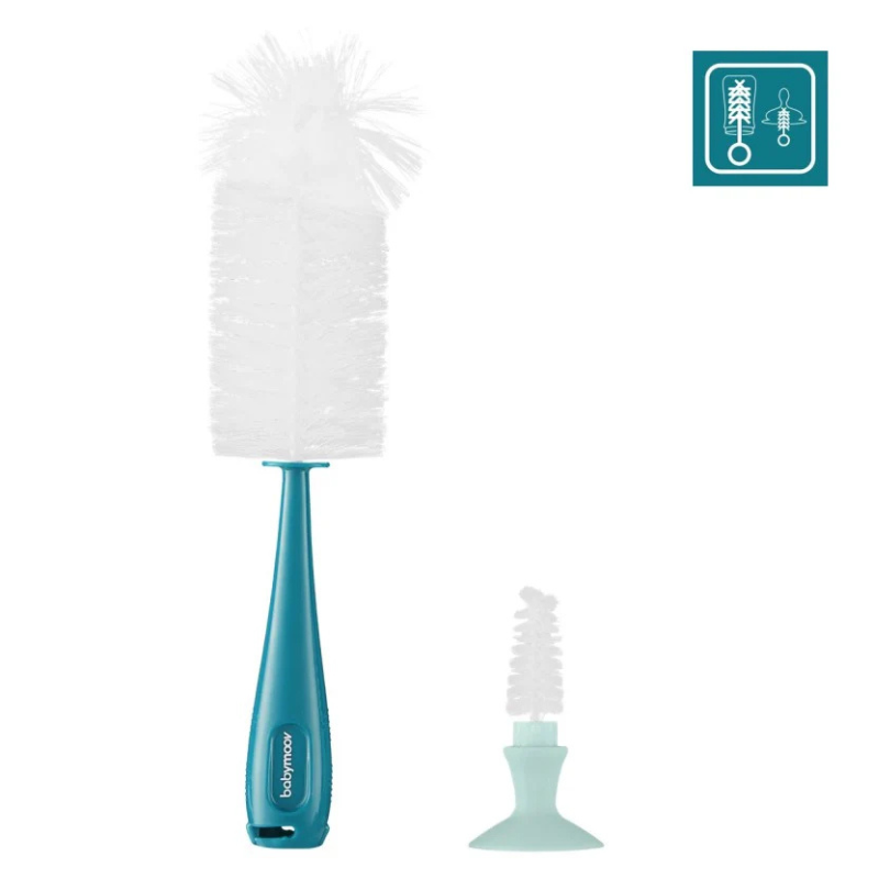 Goupillon pour biberon - Bleu -Babymoov