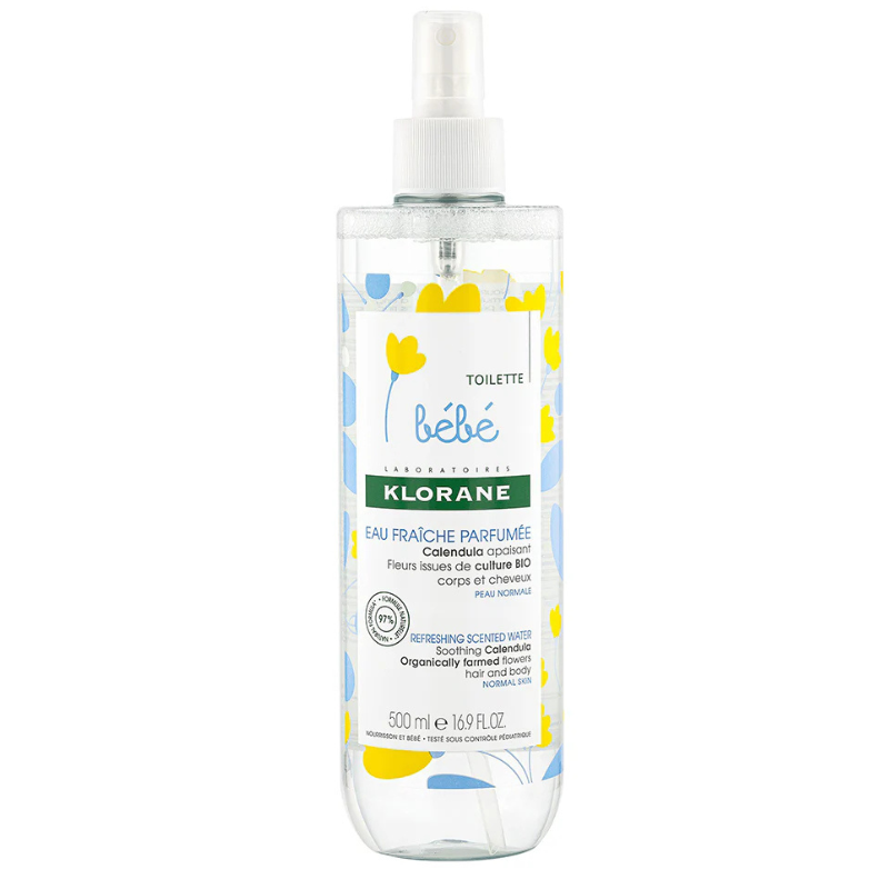Klorane Bébé Eau fraîche parfumée au Calendula apaisant - 500ml