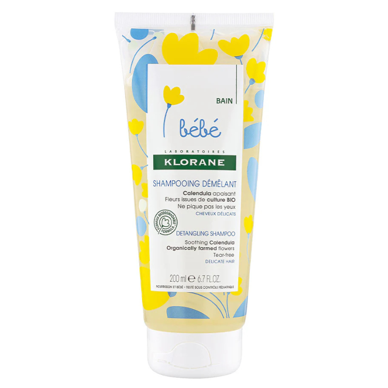 Klorane Bébé Shampooing démêlant au Calendula apaisant - 200ml