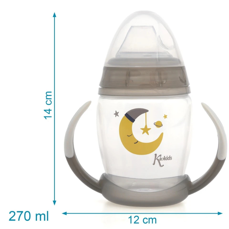 Tasse d&#039;apprentissage step 1 brille dans l&#039;obscurité gris +6 MOIS