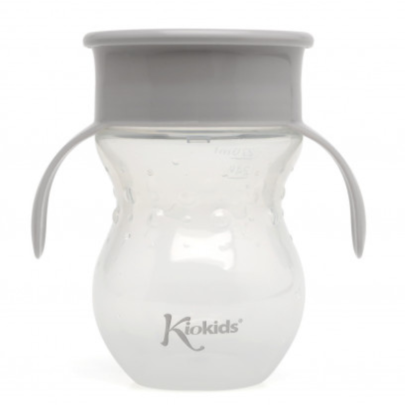 Tasse Step 3 avec poignée 360° Gris - Kiokids