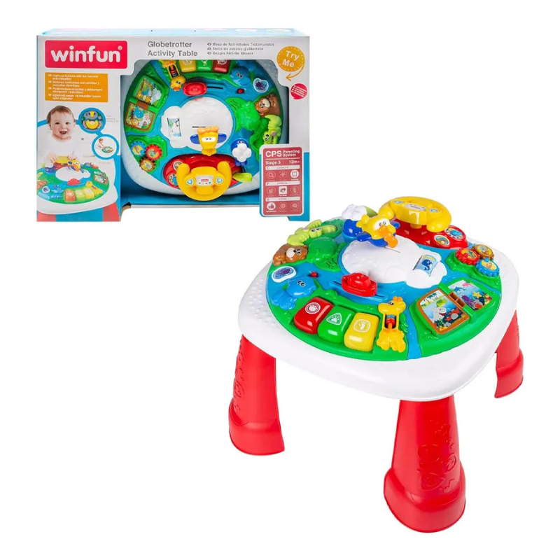 Winfun Table d&#039;Activités Globetrotter - 12M+