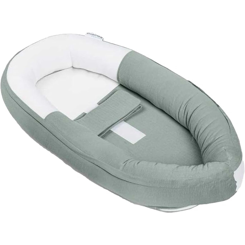 Doomoo Cocoon Réducteur De Lit  Tetra Jersey Vert
