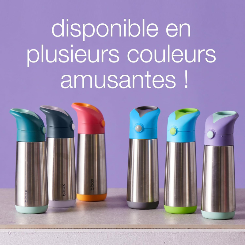 b.box Gourdes Isothermes 350ml – Bleu Slate