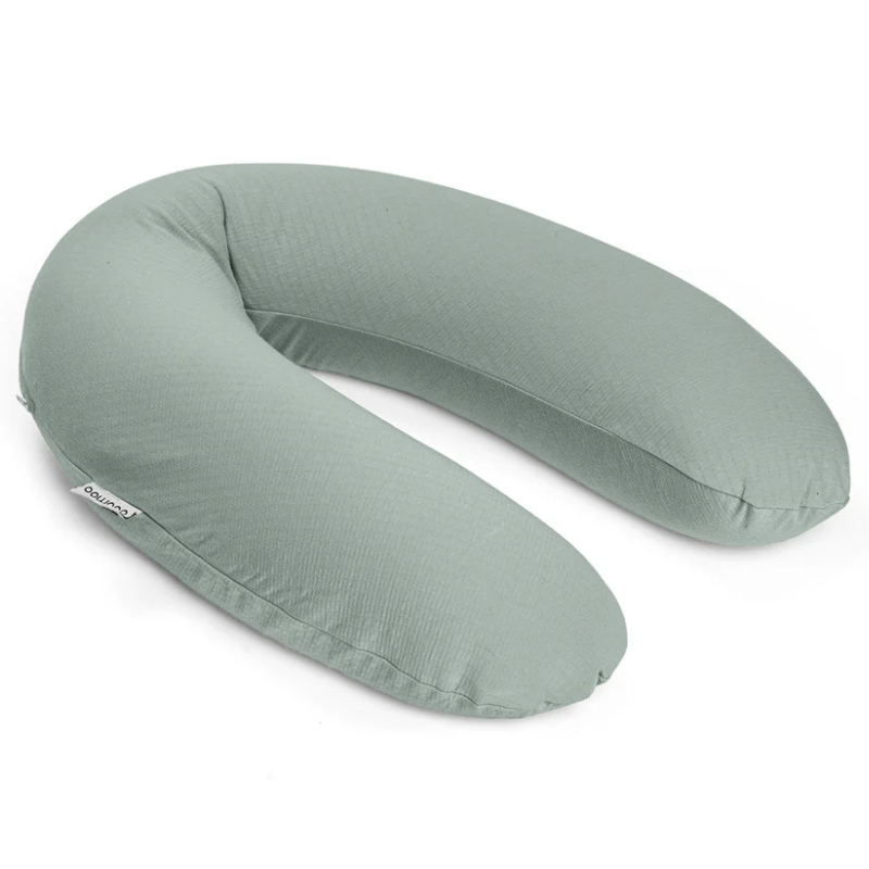 Coussin d&#039;Allaitement et Maternité Buddy  Tetra Jersey Vert - Doomoo