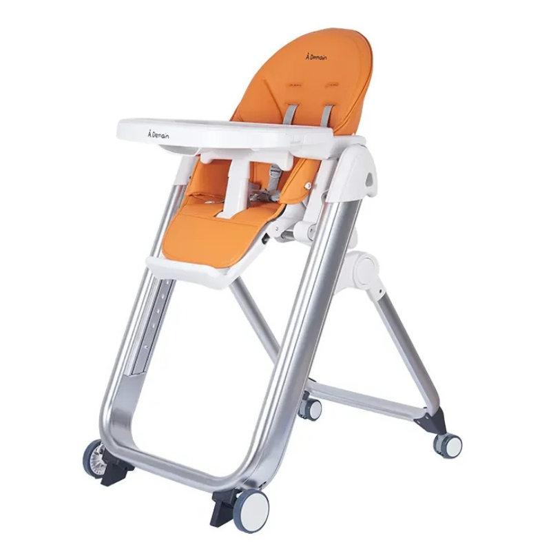 Chaise haute ERASME Orange – A Demain