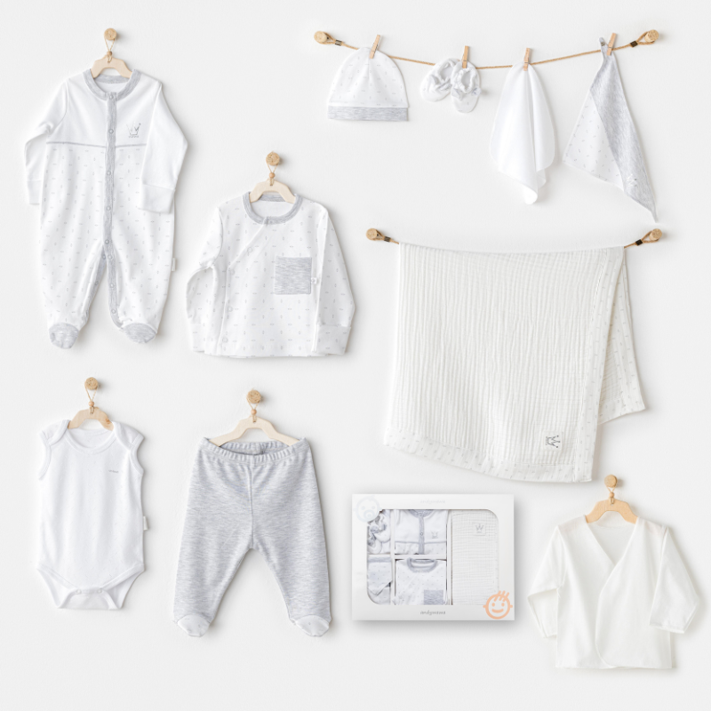Andywawa Ensemble de 10 pièces pour nouveau-né  hôpital pour bébé garçon