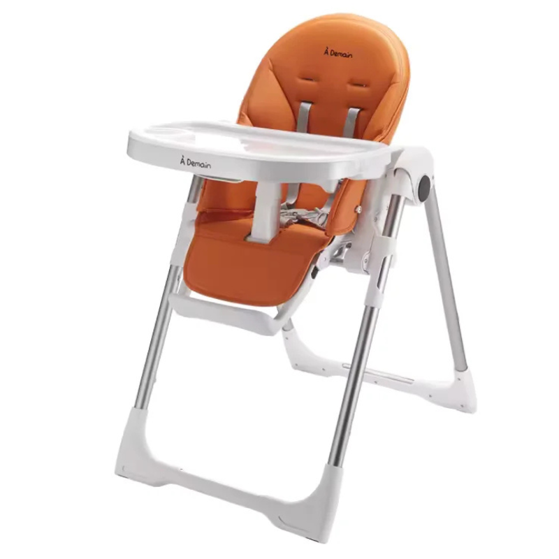 Chaise haute Cléon 3 en 1 Orange – A Demain