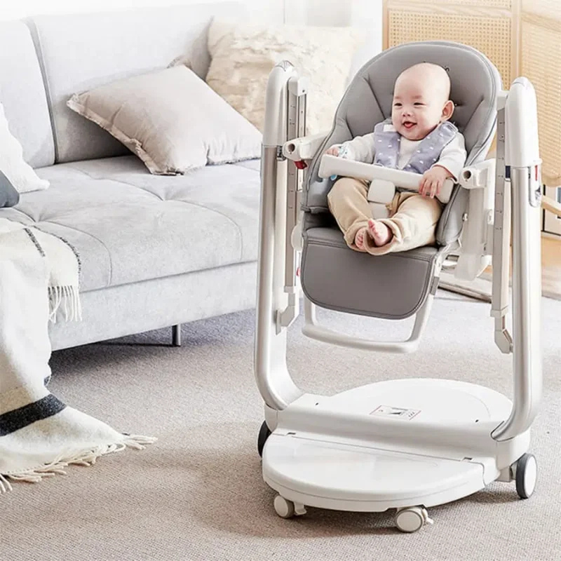 Chaise haute multifonctionnelle 3 en 1 beige – A Demain