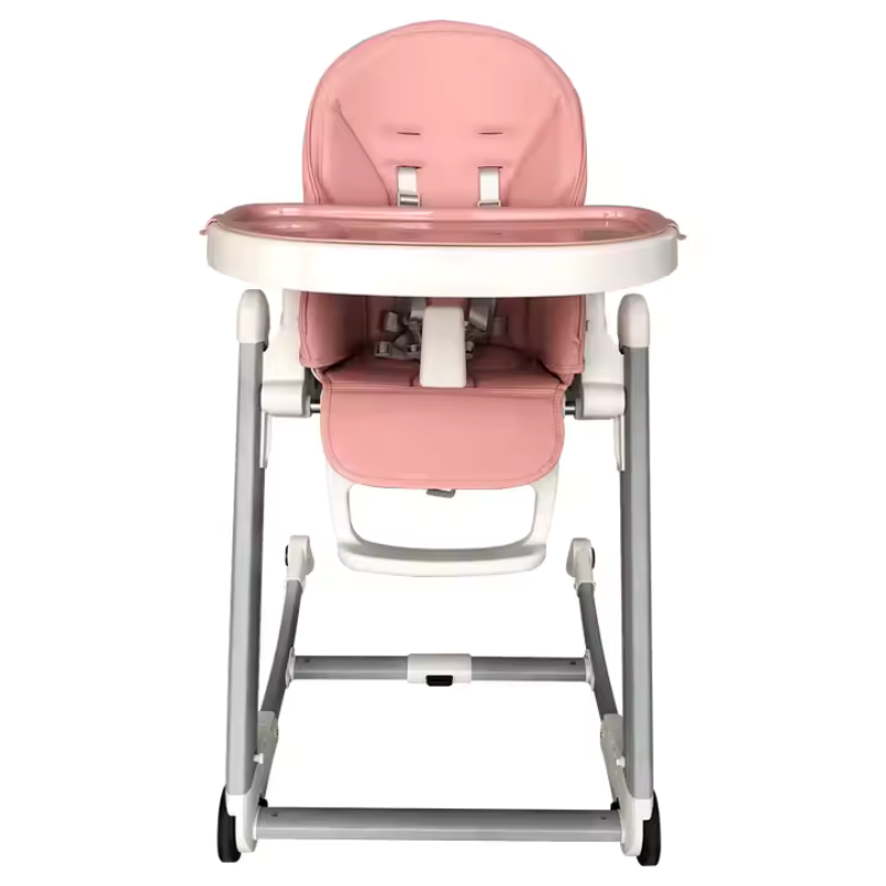 Chaise haute écologique IVOLIA Rose