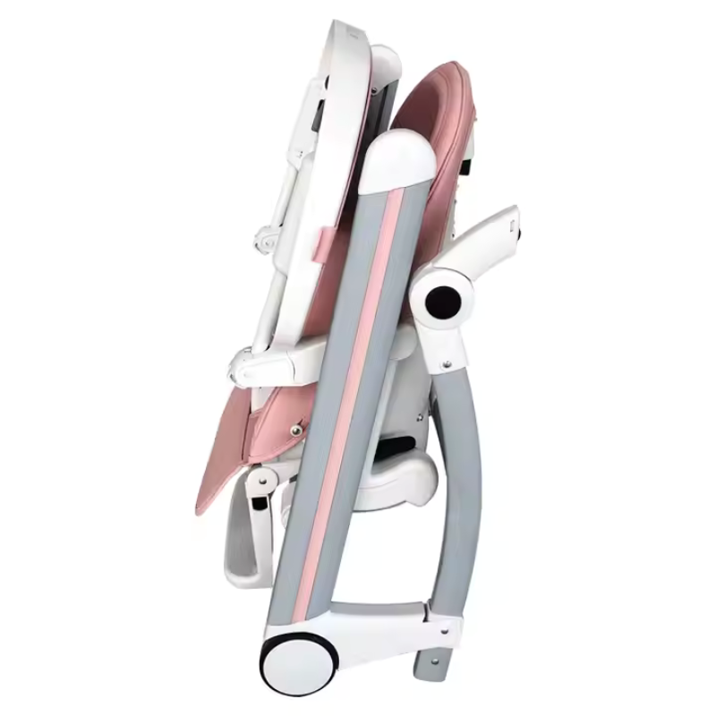 Chaise haute écologique IVOLIA Rose
