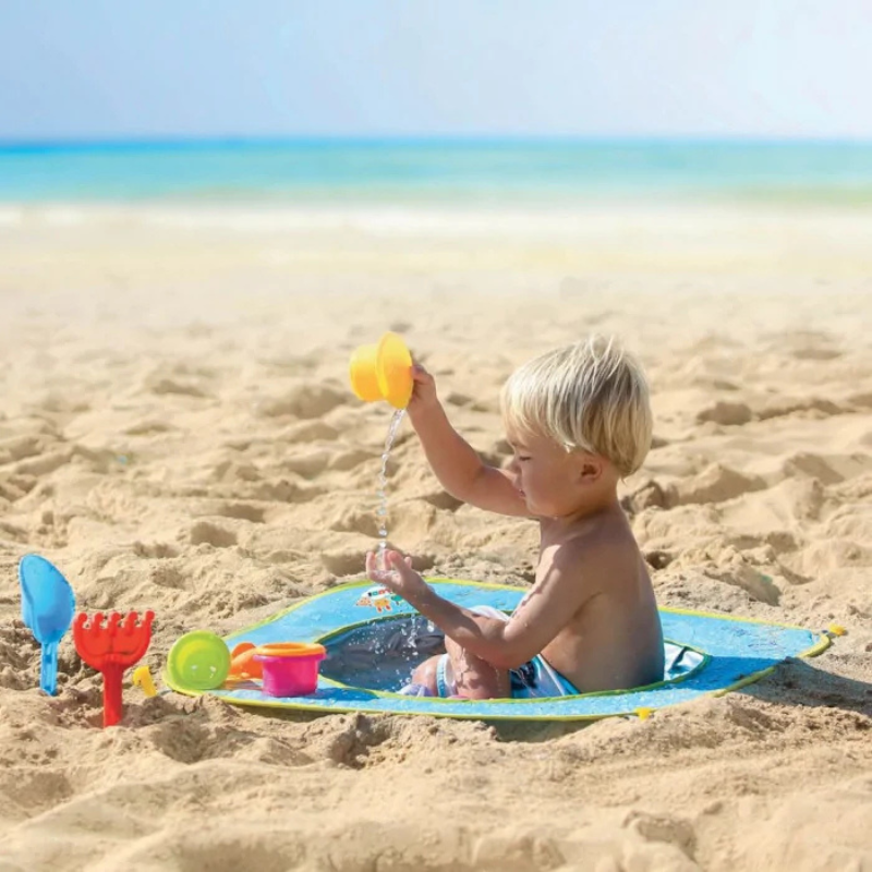 Ludi Piscine de Plage Pop-Up 10m+