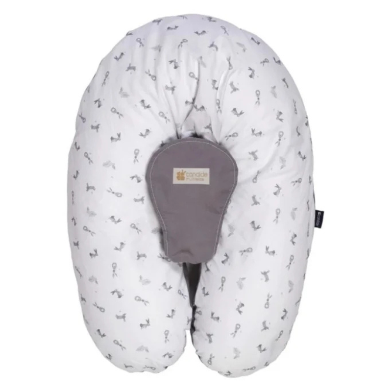 Candide Coussin Multirelax Jersey 3en1 - Coton Lapin