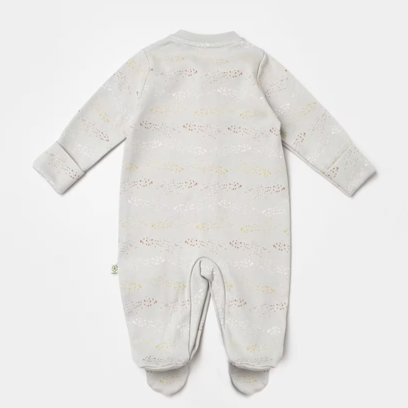 Combinaison nouveau-né  Penguin 60776 Écru Gris - Biorganic