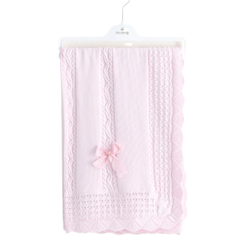 Couverture bébé Rose - leoking