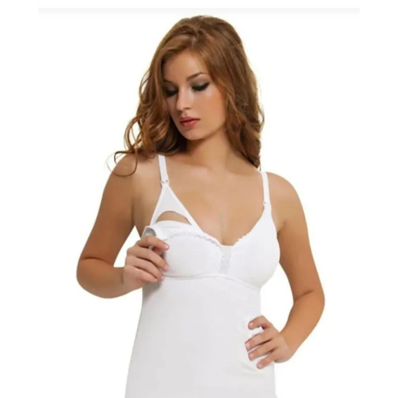 Soutien-Gorge d’Allaitement  Blanc NBB 3050