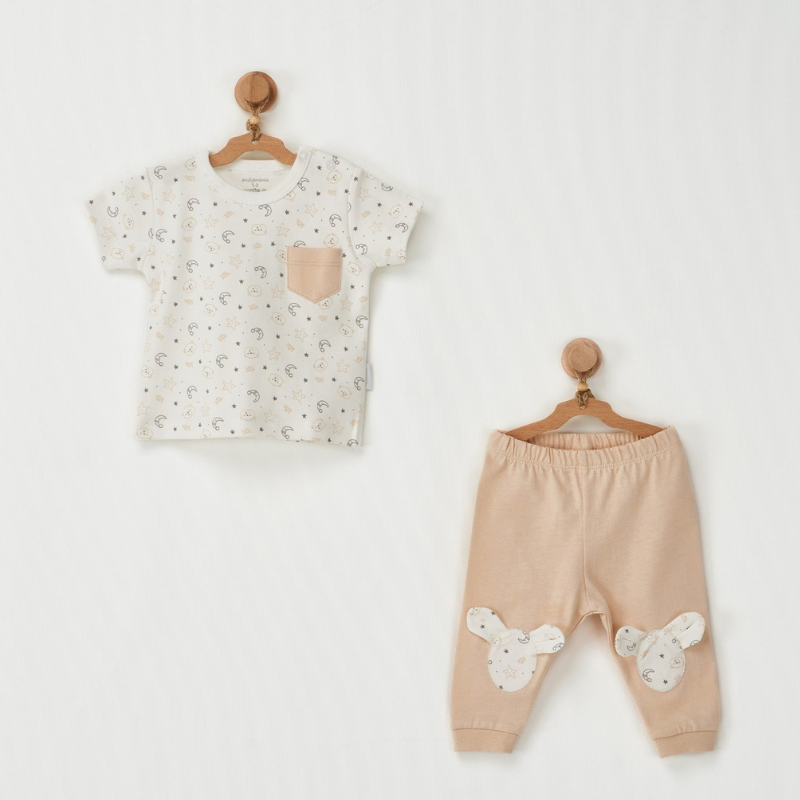 Andywawa Ensemble bébé 2 pièces AC22767 Beige