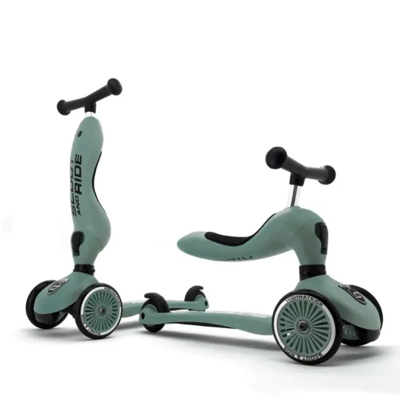 SCOOT AND RIDE – TROTTINETTE HIGHWAYKICK 1 – Vert Forêt