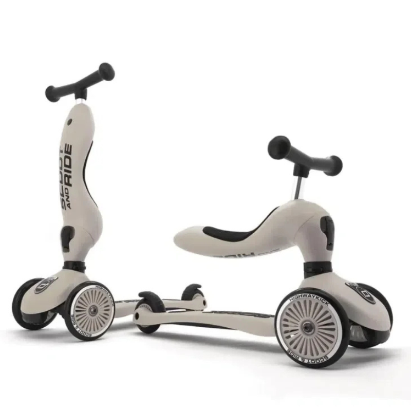 SCOOT AND RIDE – TROTTINETTE HIGHWAYKICK 1 – Ecru beige