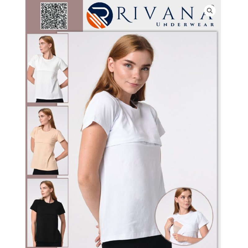 T-shirt d’allaitemen 8061 – RIVANA UNDERWEAR