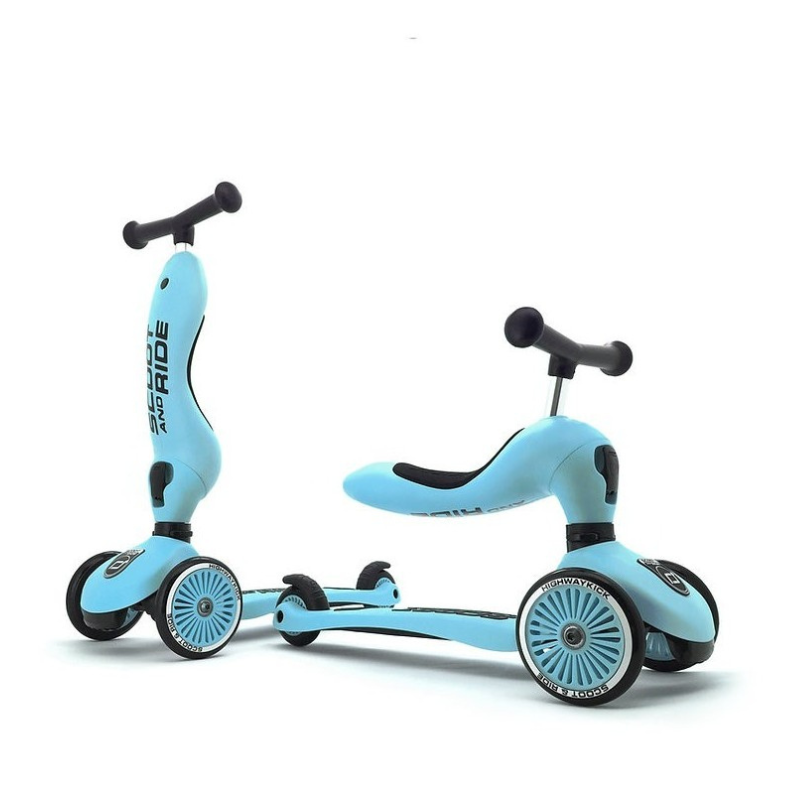 Trottinette 2 en 1 Highwaykick 1 - Myrtille -  SCOOT AND RIDE