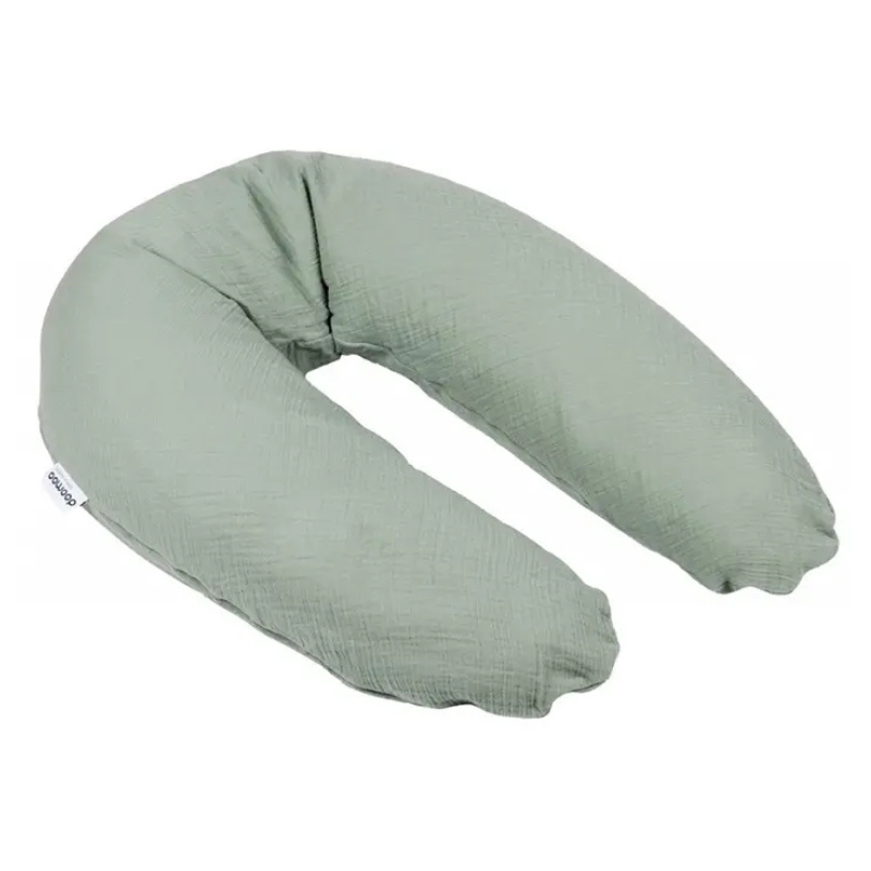 Doomoo – Coussin de maternité Comfy Big en tissu tétra vert
