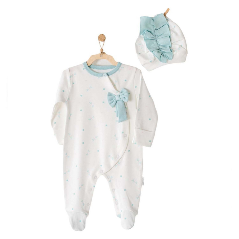 Ensemble barboteuse bébé Andywawa AC23117 Menthe