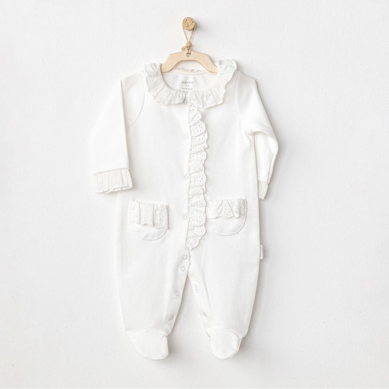 Combinaison bébé fille motif canard AC24595