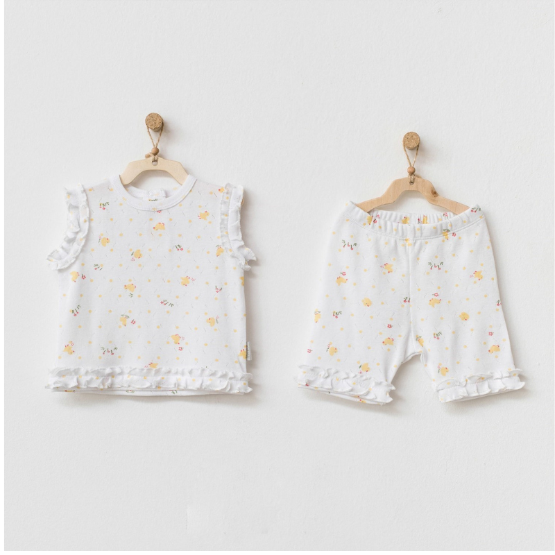 Ensemble 2 pièces haut et bas AC21580 Andywawa Blanc